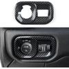 Car Air Vent Outlet Decals For -2025 Dodge Ram 1500 2500 3500 Accessories Carbon Fiber Stickers, Black