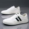 Men's Shoes Spring 2025 New Trendy Brand Men's Breathable Leather Board Shoes British Style Platform Casual Shoes Men's Trend
