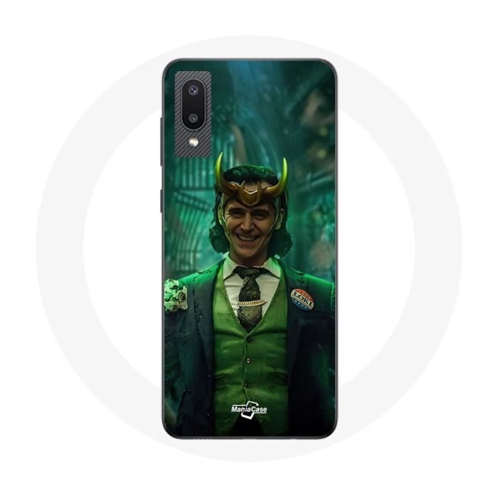 Case for Samsung Galaxy A02 Loki Thor Ragnarok with Helmet Poster Character Series Season 1 - Maniacase