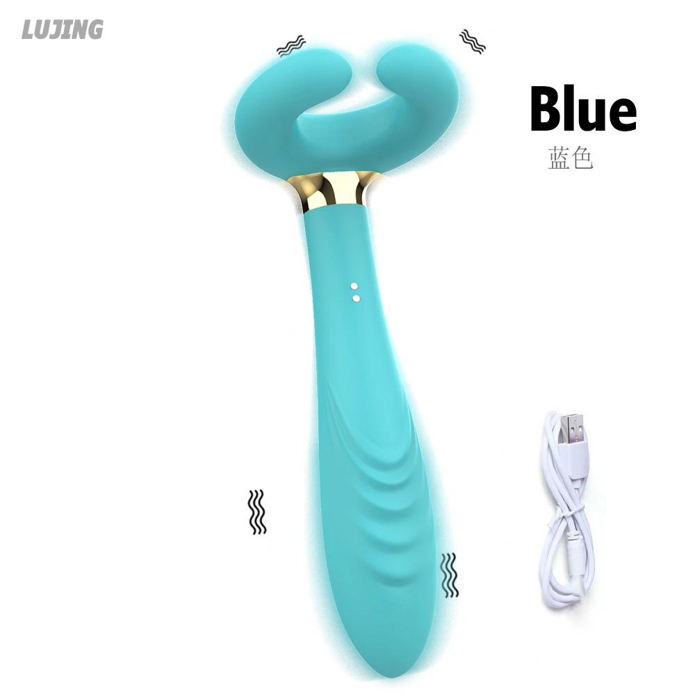 Пенис-мастурбатор, вибратор для точки G, двойное проникновение, клитор, клиторальный фаллоимитатор, вибратор, juguetes sexul3s, секс-продукт для взрослых для пар