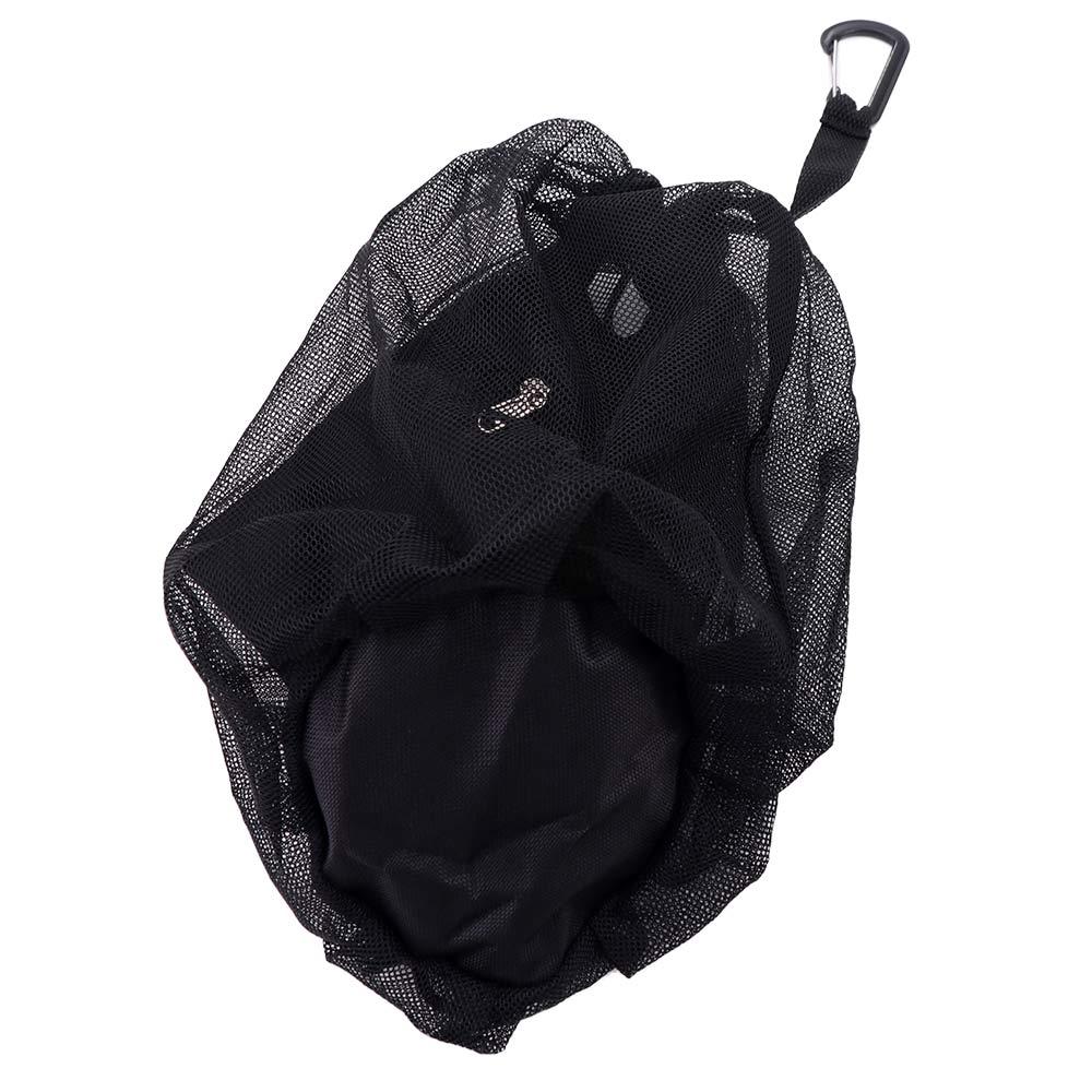 Drawstring Ball Mesh Bag Clip On Single Ball Bag Basketball Storage Bag  for Backpack