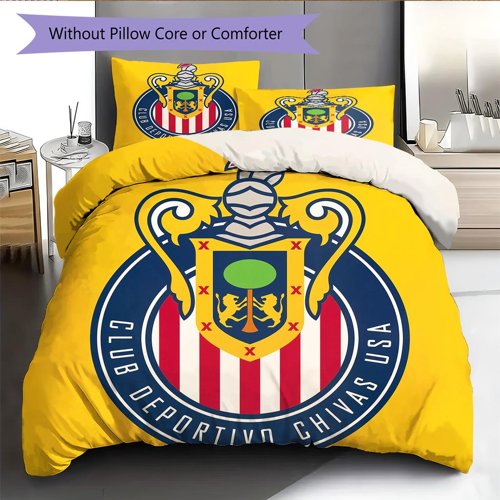 Guadalajara Pattern Bedding Quilt Set Home Decoration Gift (1 * duvet cover + 2 * pillowcase without core)