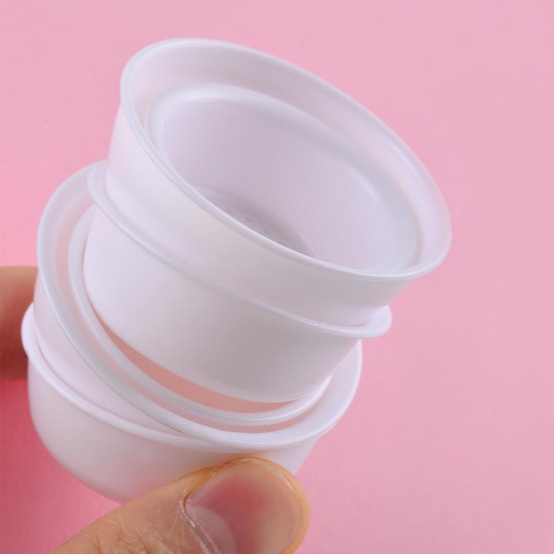Dollhouse Miniature Plastic Drain Basket Set 6Pcs 1:12 Scale Round Colander Bowls for Home Decor Collectibles