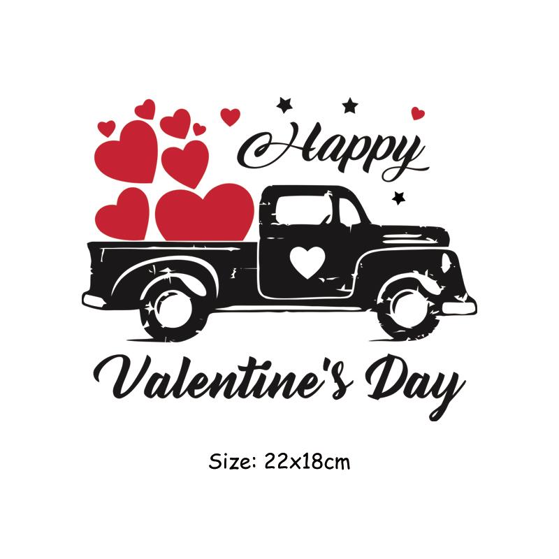 Наклейки на ткани, автомобильные нашивки, футболка, джинсы, наклейки на День святого Валентина, новые моющиеся нашивки, термопереносные патчи для одежды