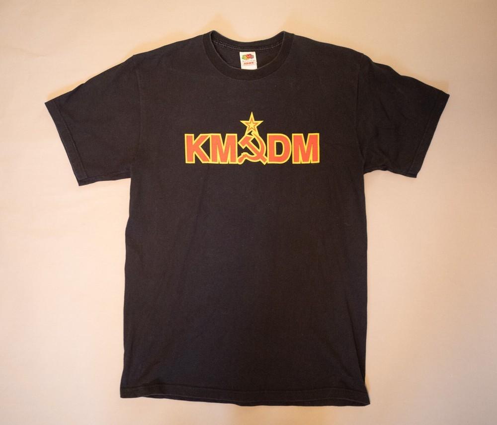 Vintage KMFDM Band Cotton Black Shirt Unisex Concert S to 5XL CR578 Unisex T-Shirt