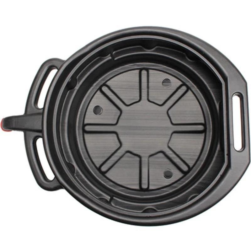 15 л поддон для слива масла, резервуар для сбора отработанного моторного масла с ручкой, поддон для сбора капель масла коробки передач для ремонта автомобиля, замены топливной жидкости, гаражный инструмент