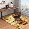 1PC Custom Name "Music Violin Harmony" Theme Floor Mat Ideal for Living Room, Game Rooms, Office, Bedroom, Floor Mat Playful Design