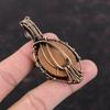 Evil Eye Sun Sitara Pendant Copper Wire Wrapped Pendant Evil Eye Copper Jewelry Handmade Gemstone Pendant Rainbow Moonstone Jewelry For Gift