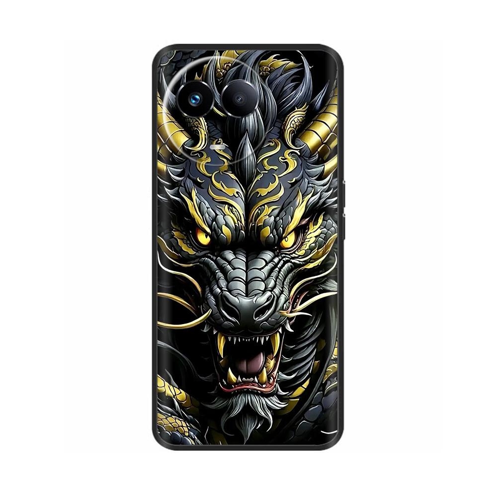 Чехол для Realme 11 5G Милый дизайн Мягкая задняя крышка из жидкого силикона Для Realme 11X Realme11 11 X 2023 RMX3785 Защитный корпус