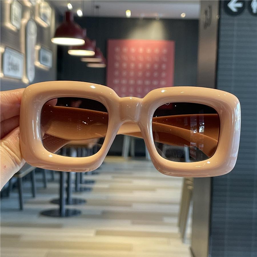 Забавные универсальные детские солнцезащитные очки, детские солнцезащитные очки карамельного цвета, родительско-детские очки с большой оправой, защищающие от ультрафиолета