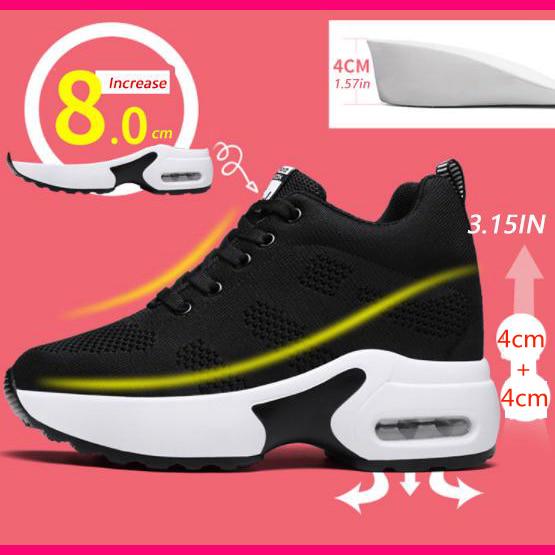 Size 34-39 Women Fashion Lightweight Sneakers Increase Shoes Outdoor Casual Shoes