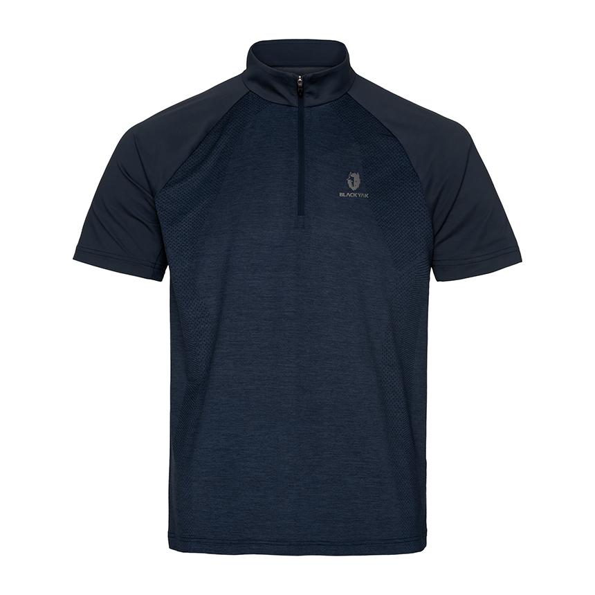 BLACKYAK Men'S Cahier Zip-Up Short Sleeve Tee #1_Na
