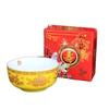 Centenarian Celebration Ceramic Gift Set: Chinese Style Longevity Bowl for Birthday Blessings