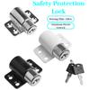 1/3PCS Sliding Window Patio Screw Door Lock Key Push, Safety Protection Antitheft Door Window Security Lock Catches Set