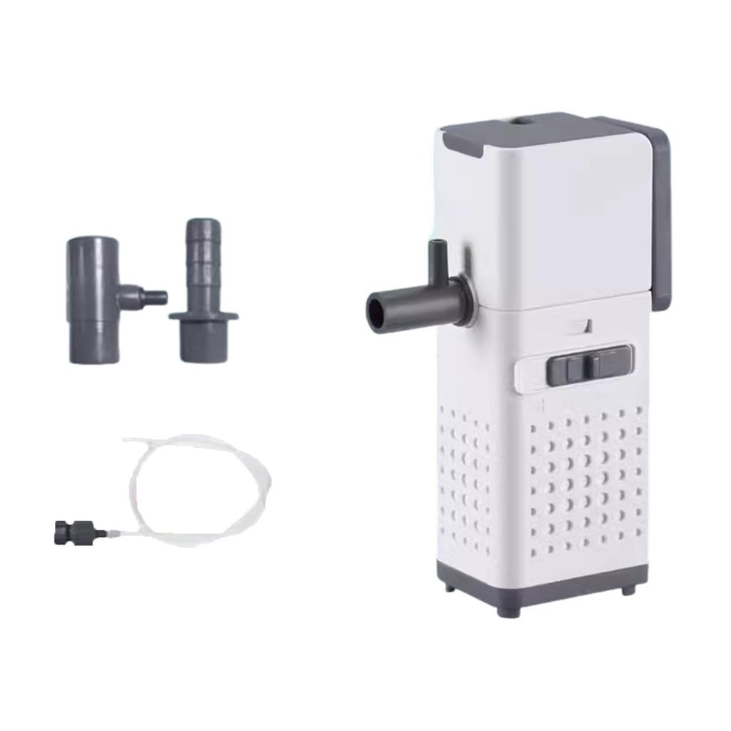 Hang on Back Aquarium Filter Quiet Submersible Water Pump for Fish Tank Circulation