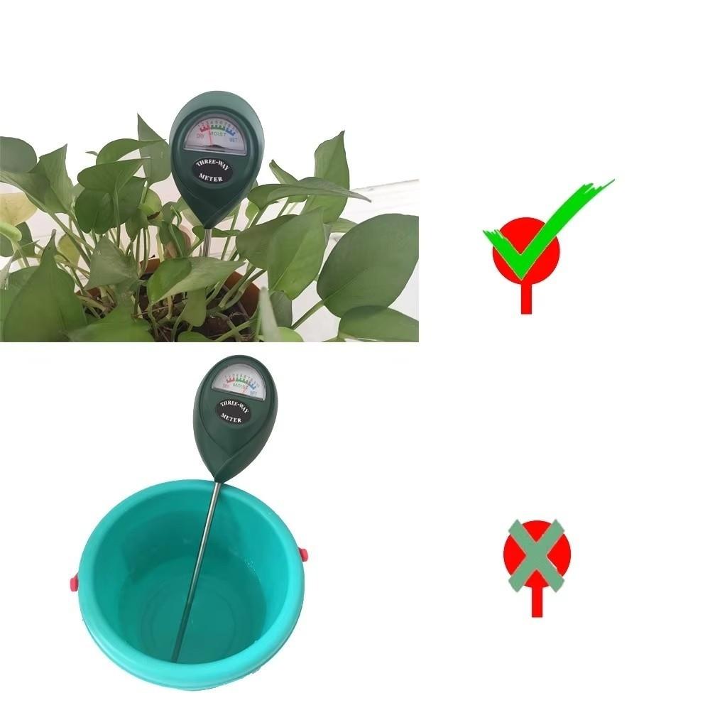 Acidity Humidity Test Sunlight PH Tester 3 in 1 Moisture Sensor Meter For Garden Flowers