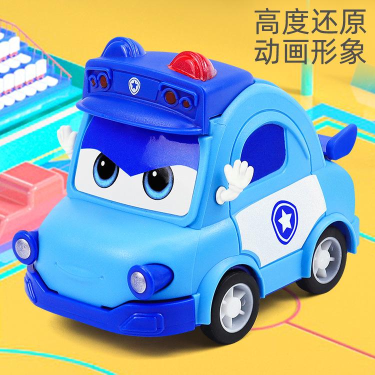 GoGoBus детский автомобиль, игрушки для мальчиков, задняя часть автомобиля, школьный автобус, пожарная машина Гете, полицейская подарочная коробка, игрушки для моделирования сцены