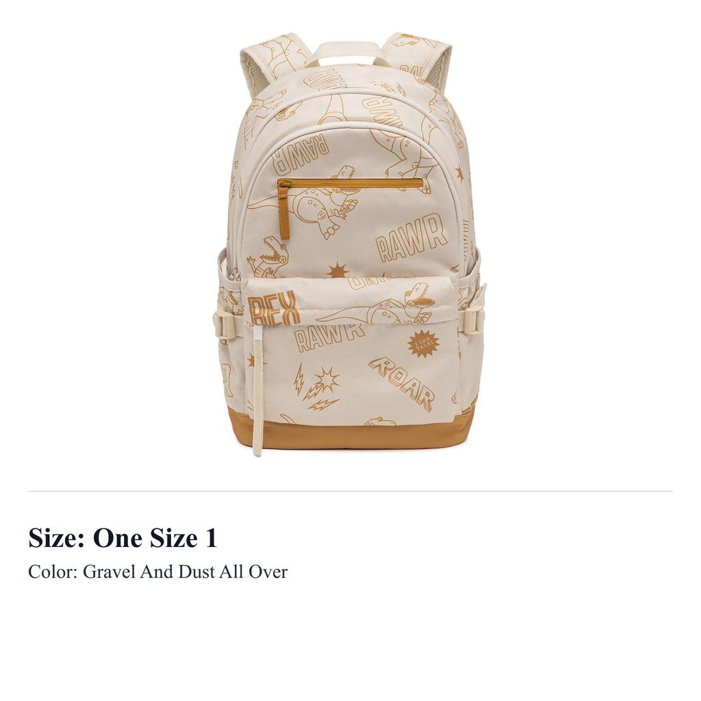 Li Ning X Disney Toy Story, Collaboration Polyester Backpack Regular Unisex Gravel Gray All Over Print ABSU029-2