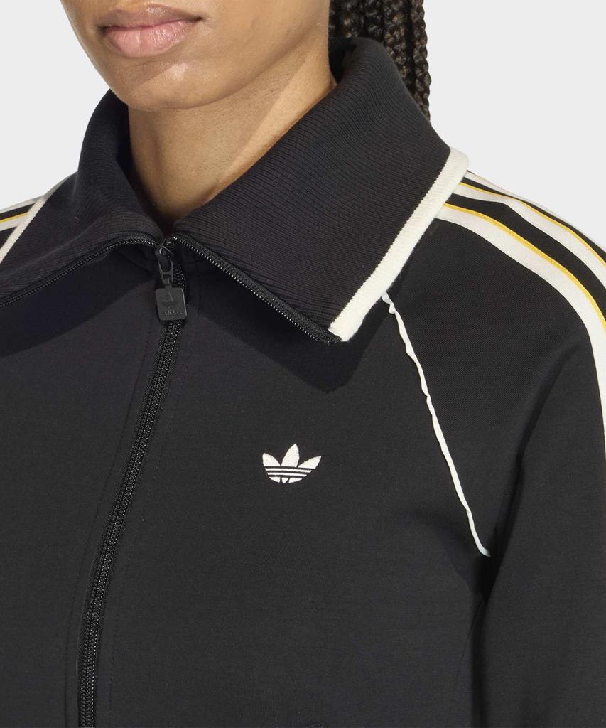 ADIDAS Slim Fit Firebird Track Top - Black / Kc9097