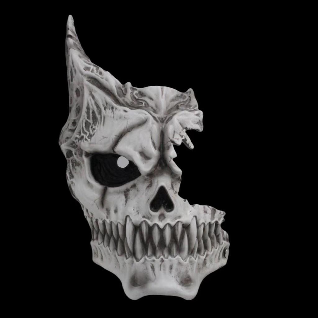 Kaiju No Eight Resin Mask With Battle Damage For Christmas And Halloween Decor