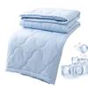 Cooling Blanket for Bed Silky Air Condition Comforter Lightweight Cooled Summer Quilt with Double Side Cold & Cooling Fabric