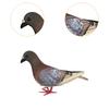 Realistic Pigeon Statue Artificial Bird Figurine Miniature Imitation Dove for Indoor Wedding Shelf Decor