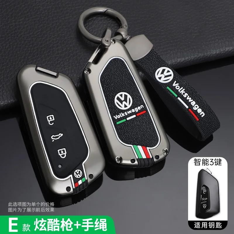 VW GTI GOLF 2026 Hot For VW VOLKSWAGEN Metal Car Key Case Cover for Volkswagen VW GTD Magotan Golf 8 MK8 ID.3 ID.4 ID.6 Car Key 