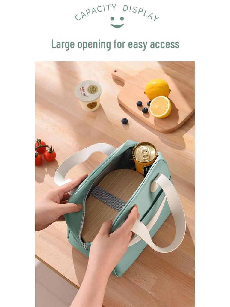 Прочная термоизолированная сумка для ланча: Милый, Простой, Утепленный Дизайн для Улицы и Поездок на Работу