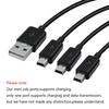 Мини-USB разветвитель, кабель 3 в 1 USB A 2.0 штекер на 3 мини-USB для зарядки и передачи данных, поддерживает одновременное использование 3 мини-USB устройств.(1 м/3,3 фута)