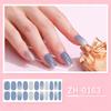 22 Finger Manicure Stickers Nail Polish Film Nail Stickers 5D Bronzing Waterproof Adhesive Nails Summer Hybrid