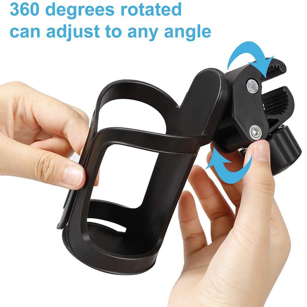 Anti-slip 360 Degree Rotation Motorcycle Baby Stroller Bicycle Bottle Holder Water Cup Bracket Bike Bottle Rack Cycle Cup Cage
