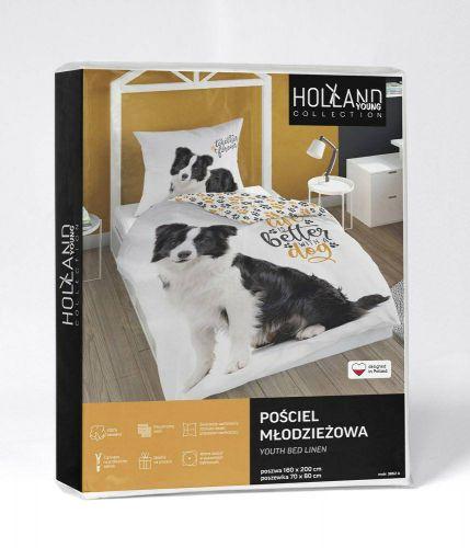 Children' Bedding Set 140X200 Youth Gray Sweet Dog