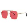 Men Square Sunglasses For Summer Stylish Gradient Lenses Hip-Hop Street Sports Glasses