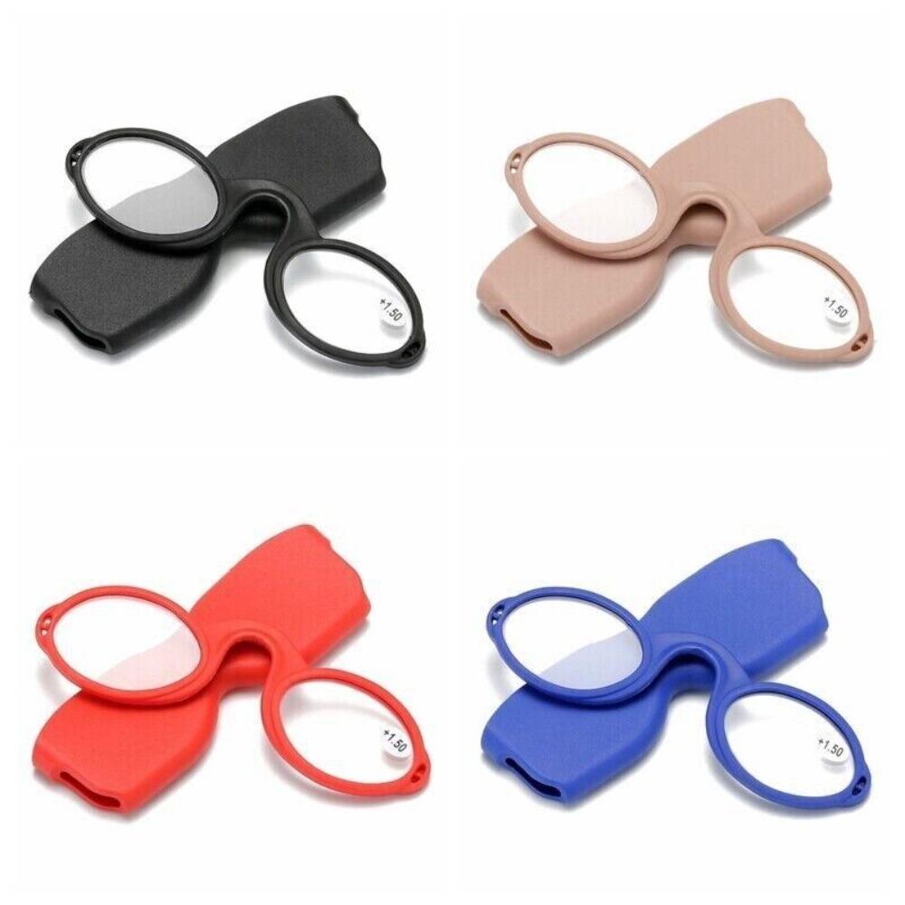 Silicone Pince Nez With Case Nose Resting Small Armless