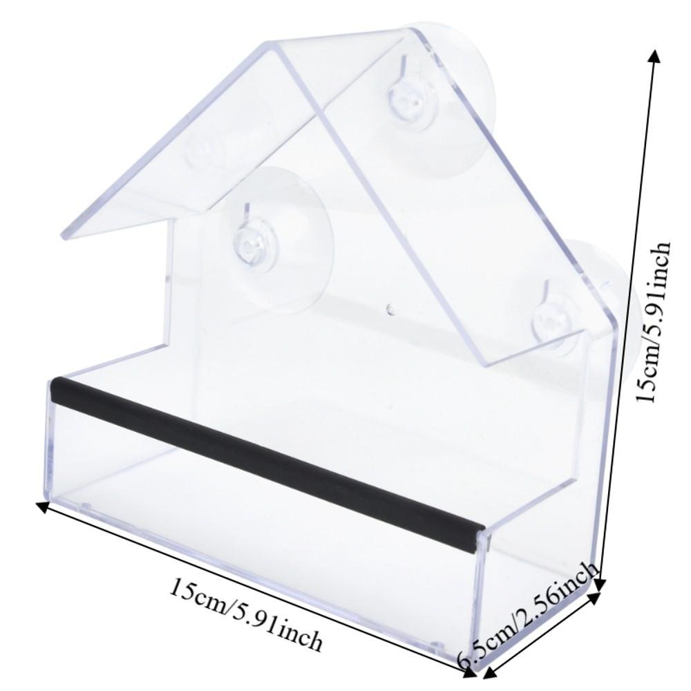Transparent Hanging Bird Feeder Sturdy Outdoor Bird Feeder Wild Bird Feeder Bird Lovers