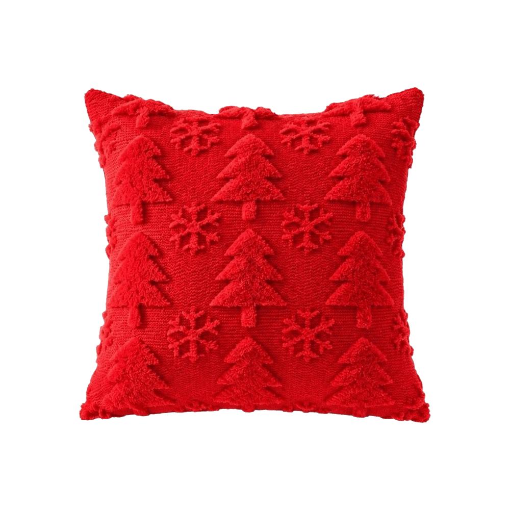 Reindeer Christmas Pillow Covers Plush Xmas Pillowslip Throw Cushion Case Festive Holiday