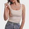 Women's Summer Square Neck Sleeveless Tank Top - Stylish Design