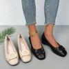 Модные Элегантные 2024 Новые Горячо продаваемые Универсальные Однотонные Удобные Слипоны Женская Обувь Новые Балетки Круглый Носок Женские Лоферы