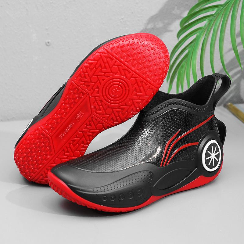 Мода Модные Мужские Женские Ботильоны Резиновые Сапоги Мужские Нескользящие Износостойкие Водонепроницаемые Ботинки Рабочие Ботинки Подходят для Дождливого Снежного Дня