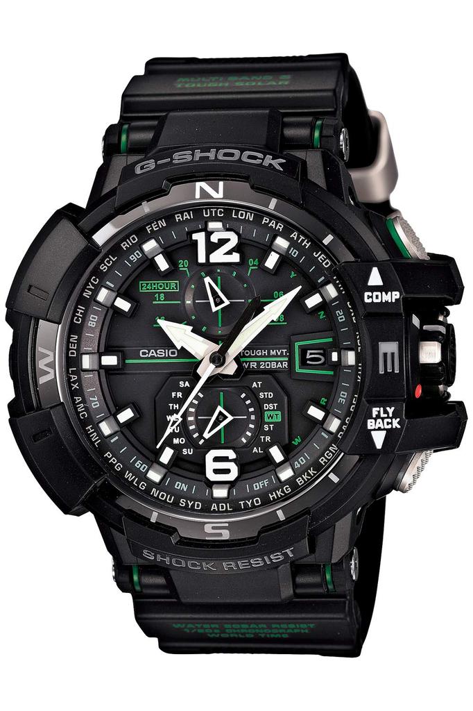Watch Radio Solar GWA11001A3JF Black [Casio] G-Shock []GRAVITYMASTER