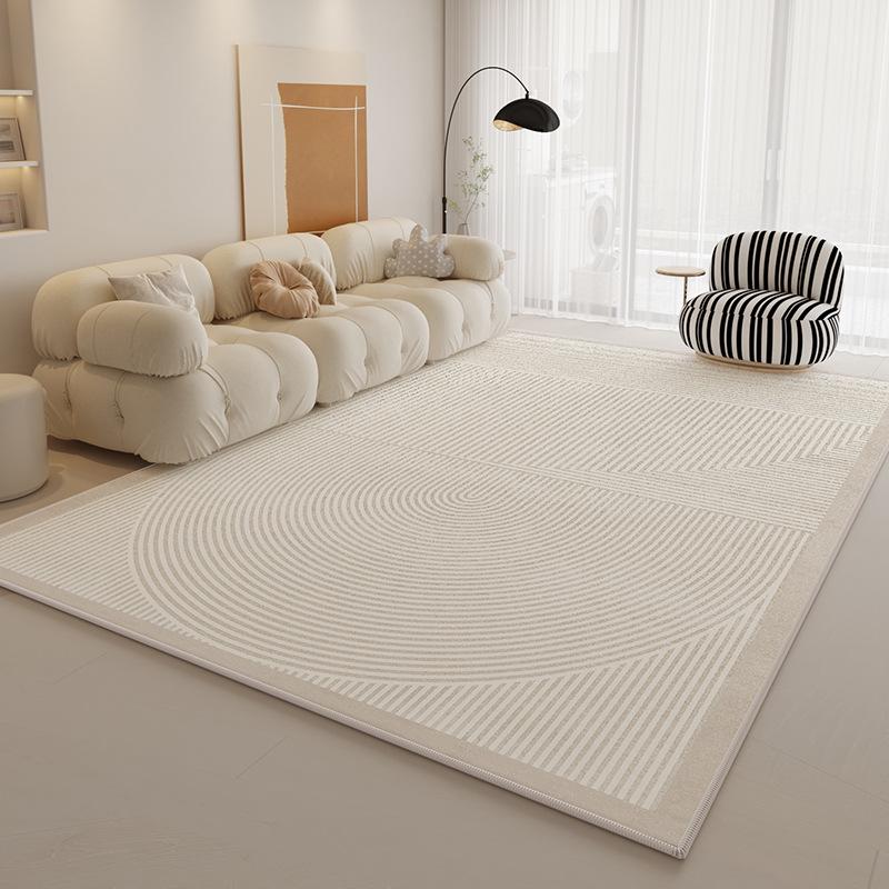 Ковер для гостиной Cream Velvet Loop - водонепроницаемый, спальня и домашний декор 2024