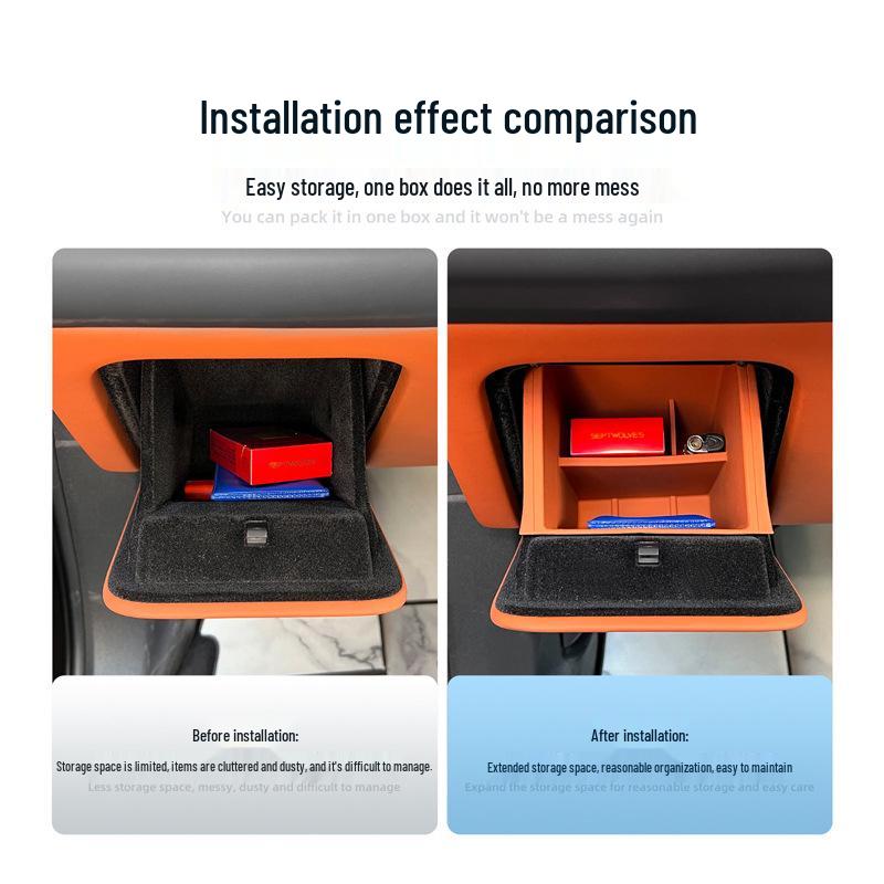 Ideal L7 Main Driver Storage Box for L8L9 Car Interiors