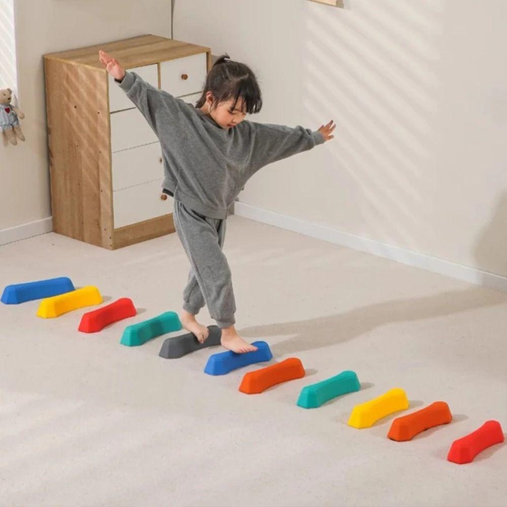 Outdoor Balance Training Foam Steps Balance Stack Stone Balance Sports Toys  Toddlers