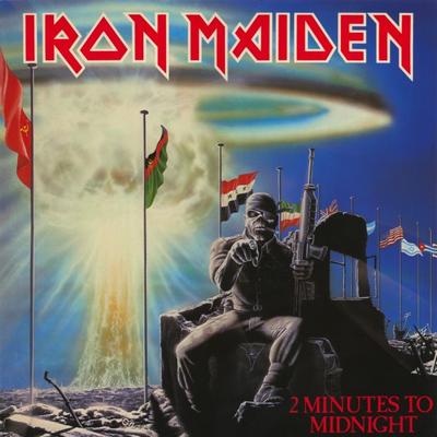 7-дюймовая пластинка IRON MAIDEN - 2 Minutes To Midnight EMI5489 EMI 1984 UK Рок Б/У