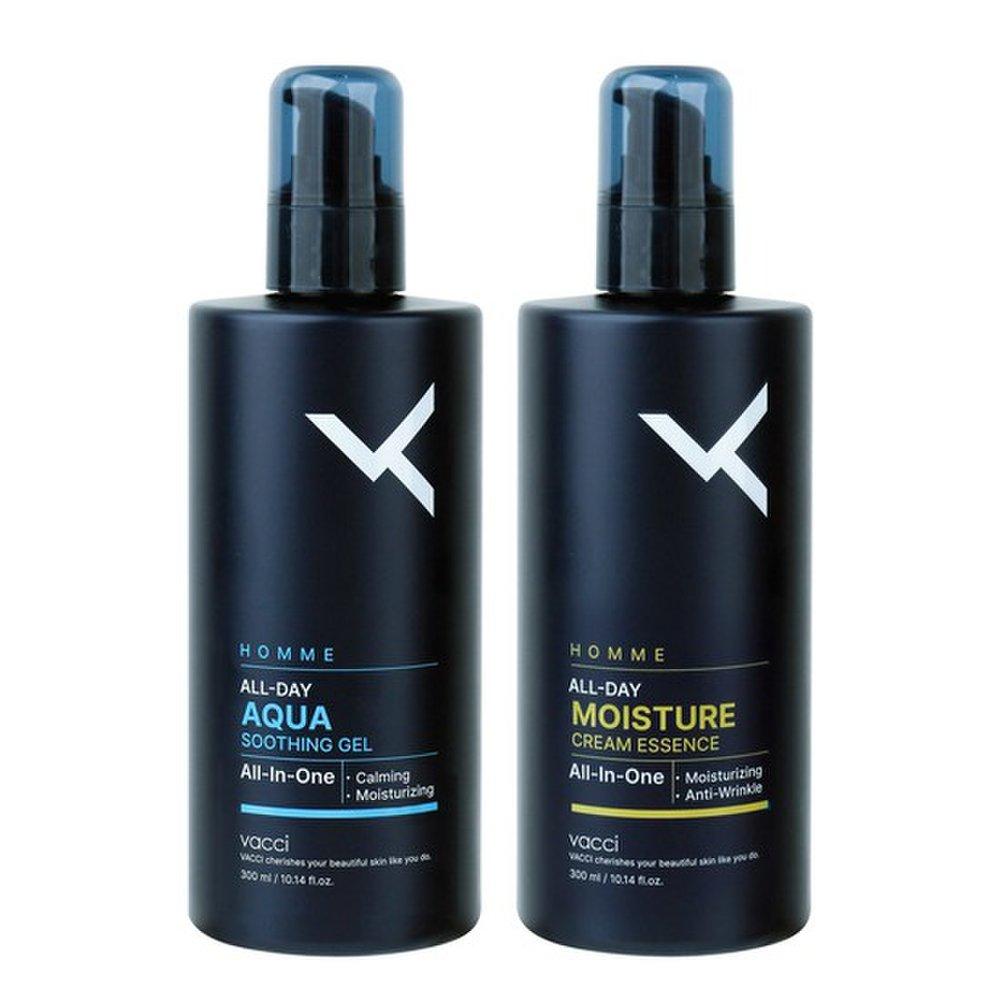 VACCI Homme 4in1 All Day All-in-One 300 мл Выберите 1/Aqua Soothing Gel. Увлажняющий крем-эссенция