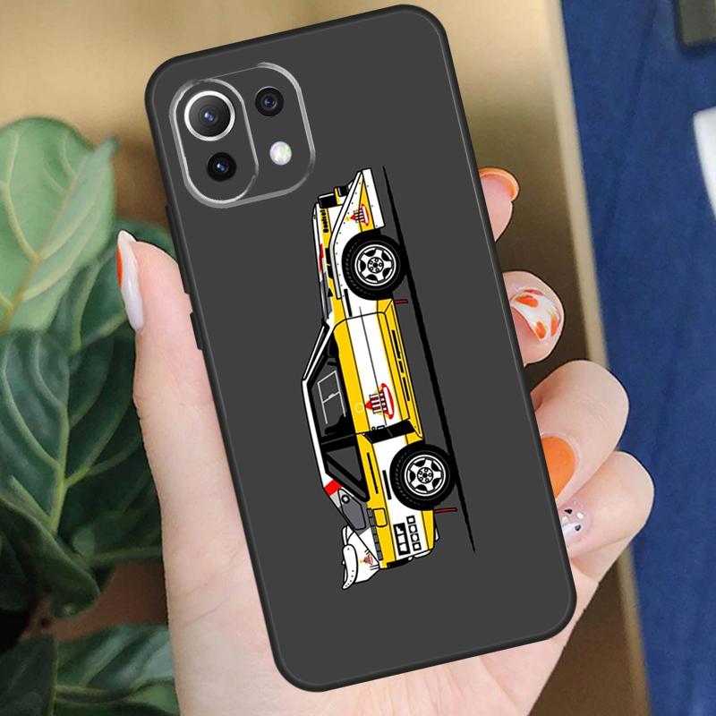 T16 Rally Car Case For Xiaomi 15 14 Ultra 13T 14T 15T Pro 17 Pro Max POCO X7 Pro X5 X6 F5 F6 F7 F8 Coque