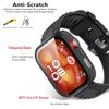 Закаленное стекло+чехол для Huawei Watch Fit 4/4 pro Всесторонняя защита экрана Жесткий ПК бампер Чехлы для часов для Huawei Watch Fit 4