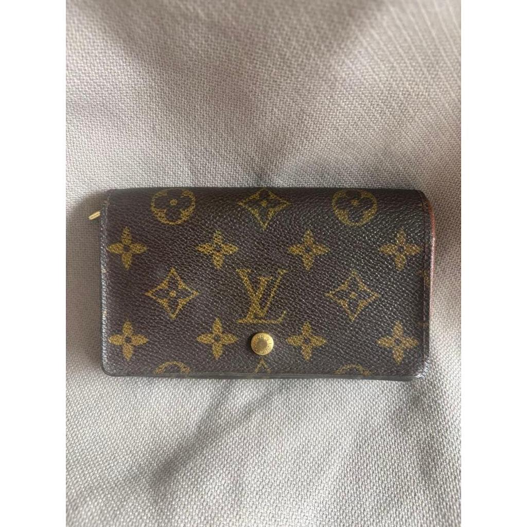 Used Louis Vuitton Monogram Bifold Wallet Portemonnaie Billets Tresor