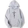 Faith Print Sports Hoodie Men Fashion Casual Cool Hoodies Hooded Sweatshirts Harajuku Pullovers Tracksuit Clothing Hoodies & Sweatshirts Men’s
