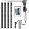 Аксессуары для интерьера автомобиля RGB 60 светодиодов Напольная декоративная атмосфера Светодиодная лента